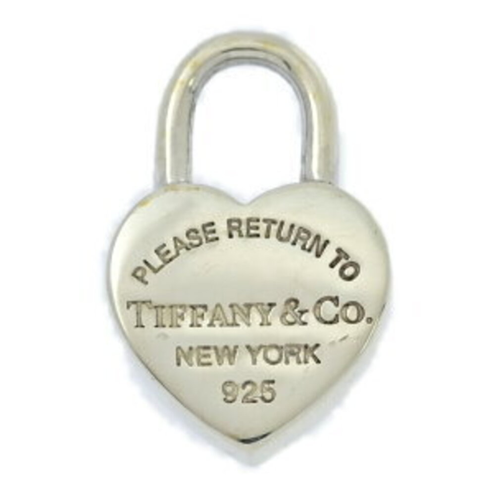 Tiffany Co Return To Tiffany Heart Pendant Top Silver Padlock Motif